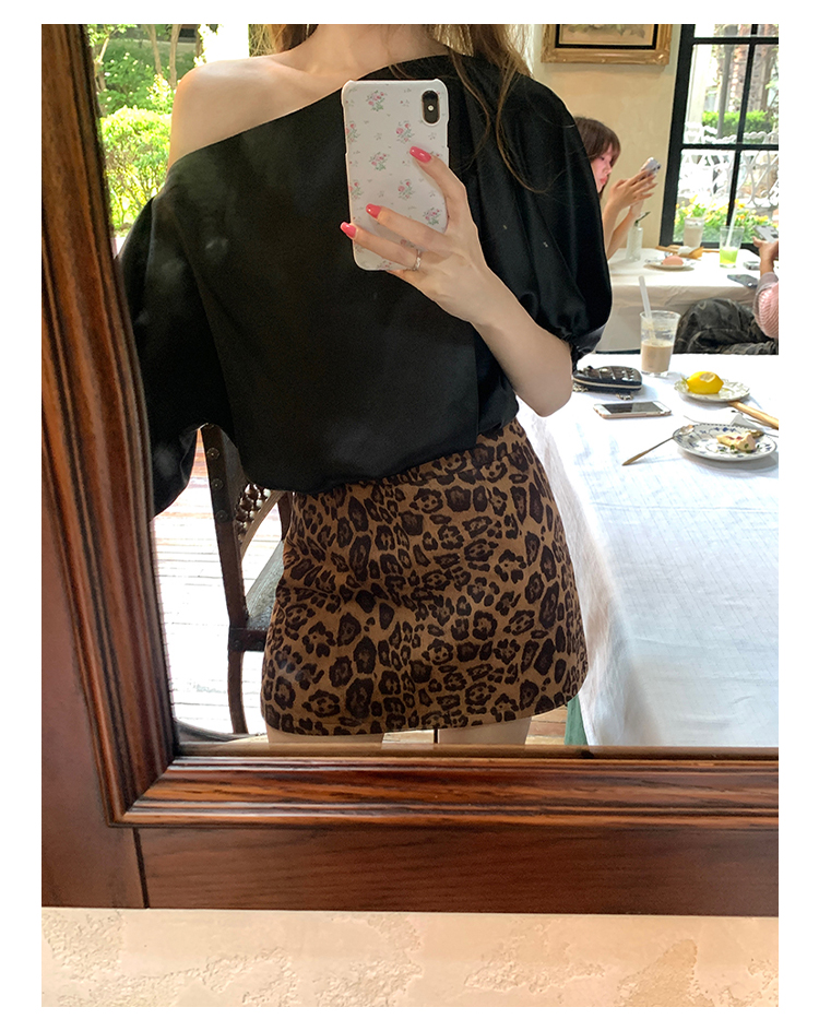 SourceWithU 5.30 leather love 内衬凉感夏季性感短裙高腰半身裙