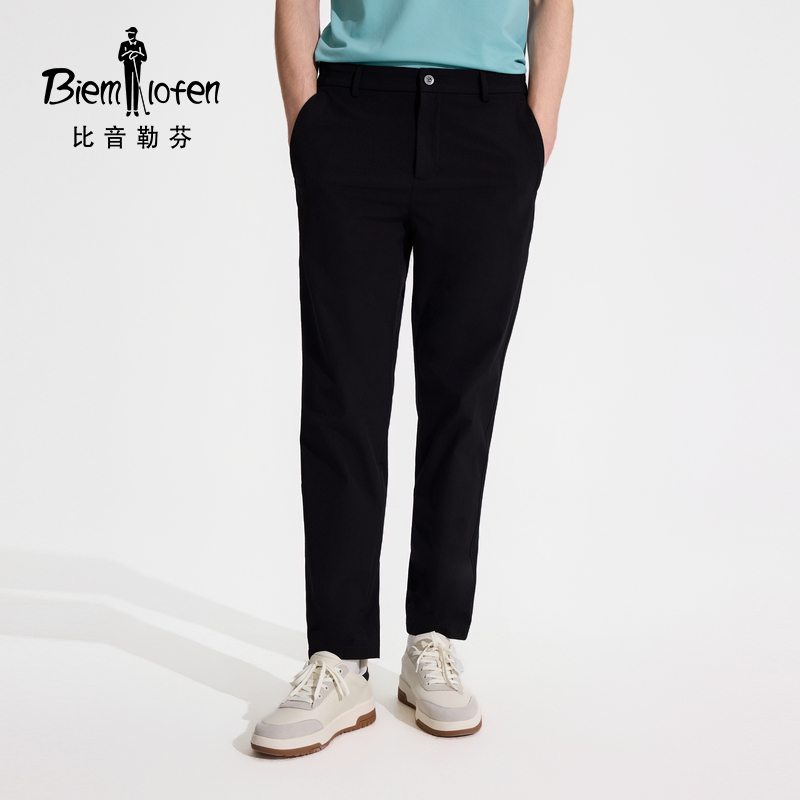 【小领T伴侣裤】比音勒芬男生长裤商务风时尚百搭轻量透气直筒长裤