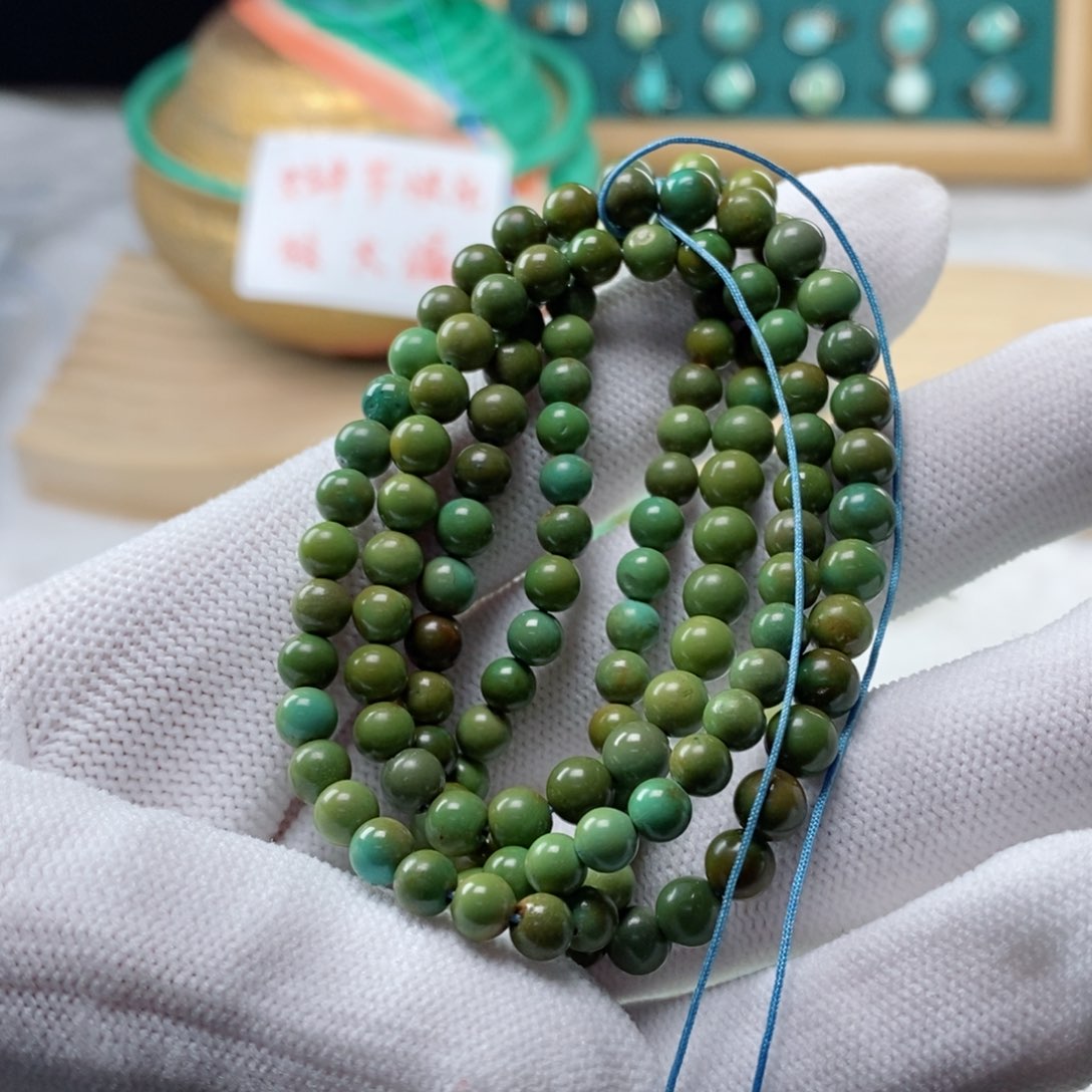 绿松石珠宝半成品未镶嵌W****O