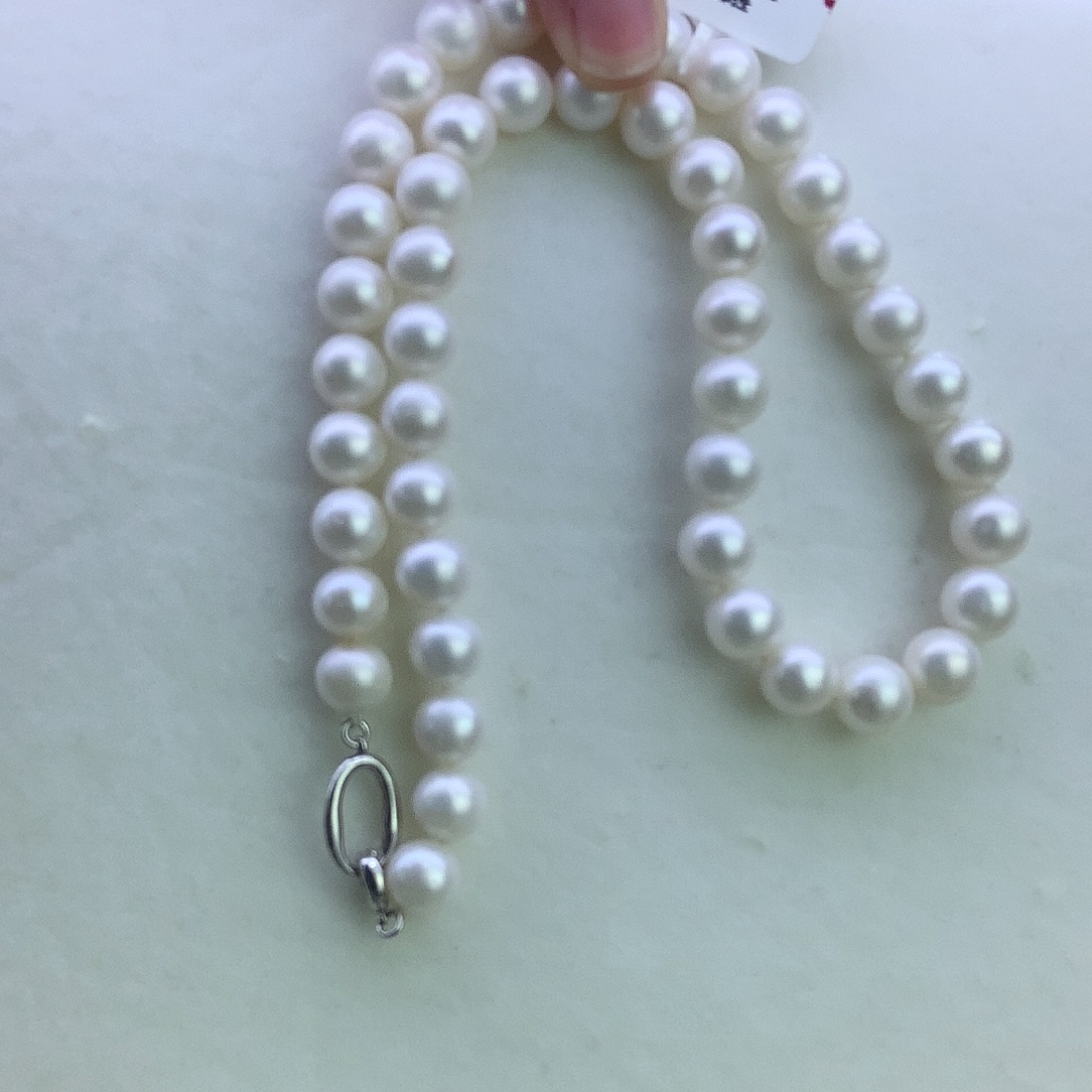 颈饰淡水珍珠未镶嵌无核9-10