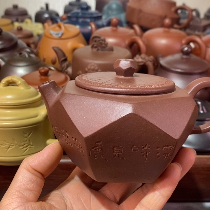 茶壶紫砂微瑕处理一把