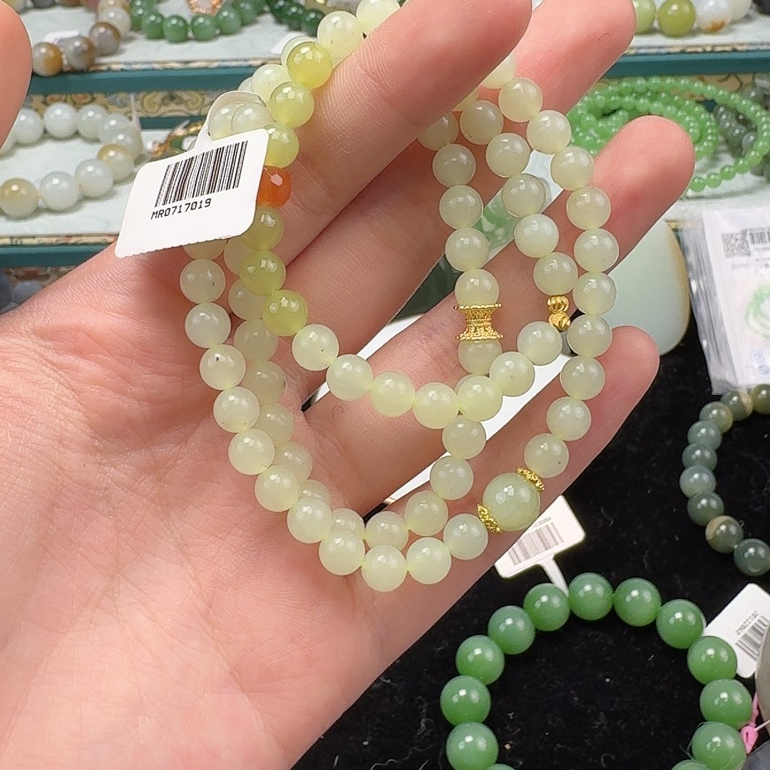 和田玉手串未镶嵌