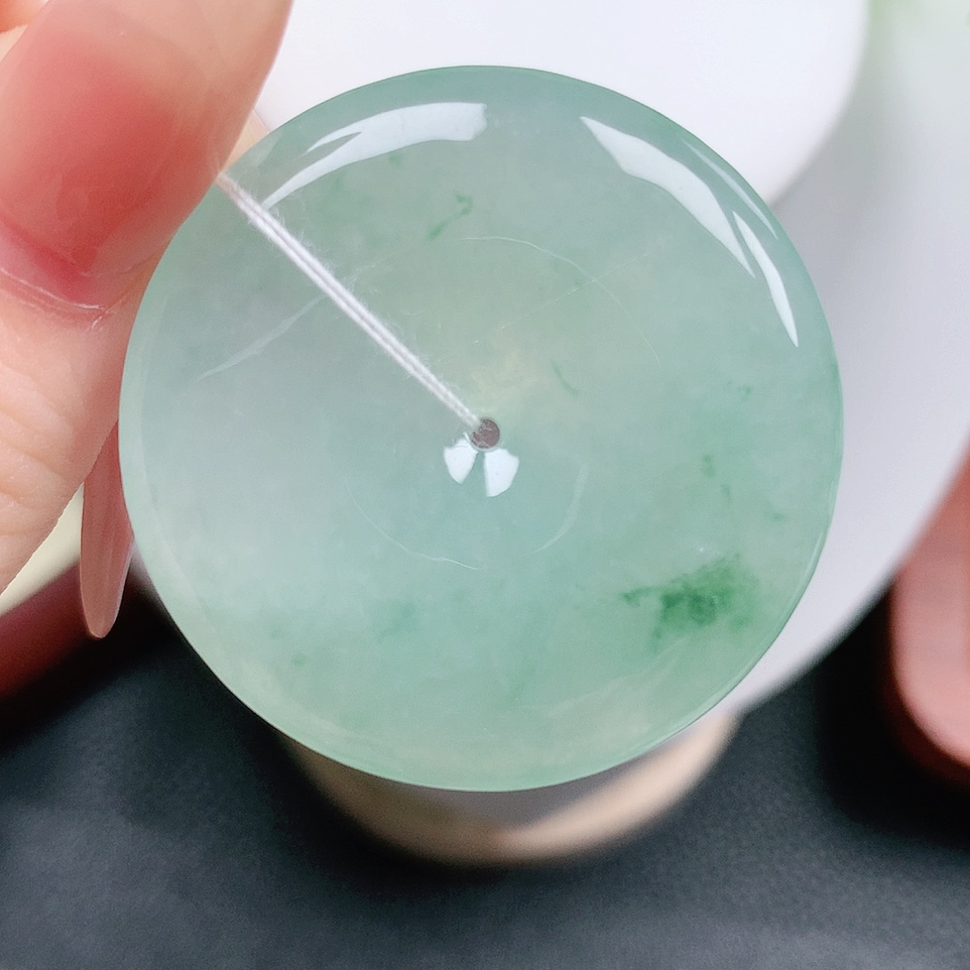 颈饰未镶嵌翡翠平安37-6