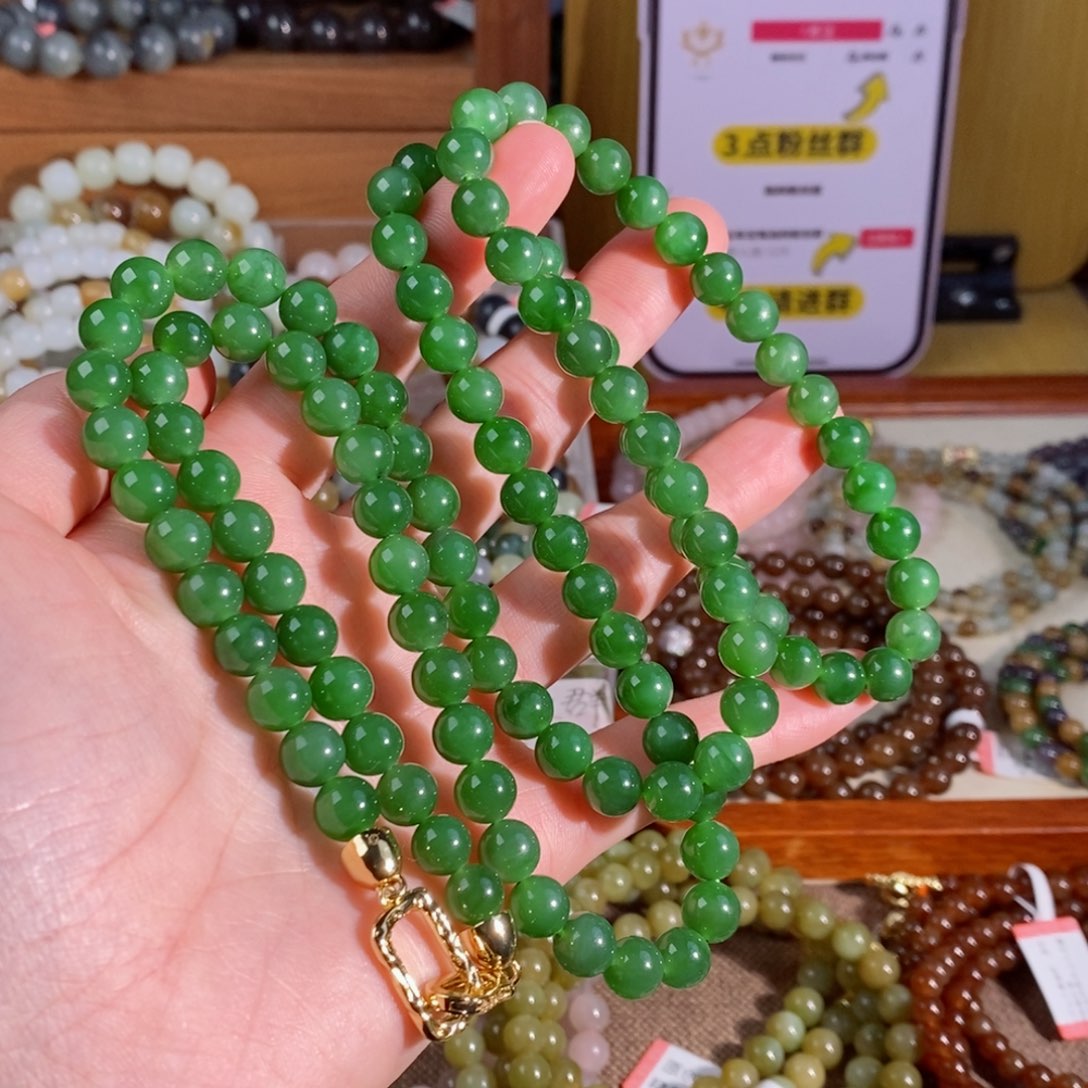 和田玉手链未镶嵌