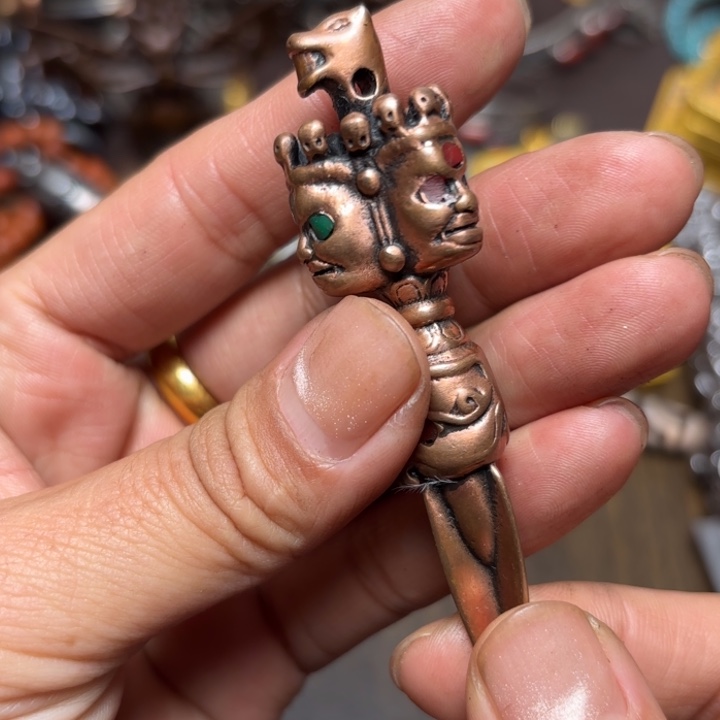 玻璃颈饰藏传喜马拉雅