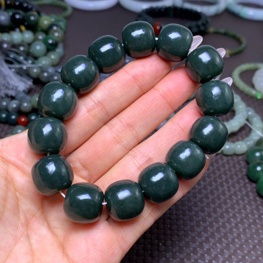 未镶嵌手串和田玉卡16