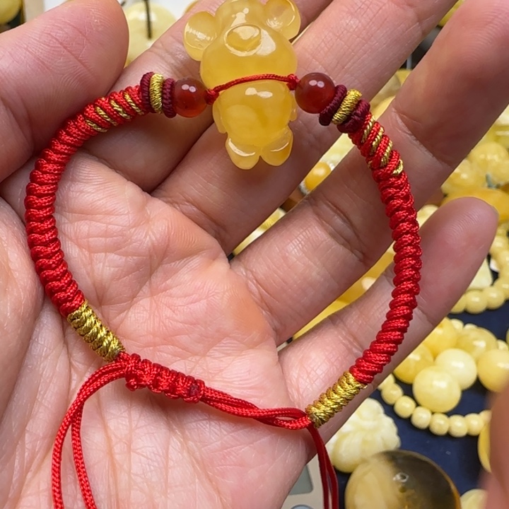 蜜蜡未镶嵌颈饰天然蜜蜡