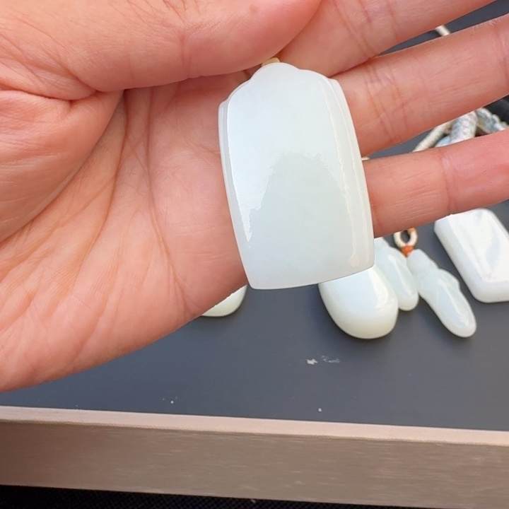 和田玉未镶嵌颈饰39大鹅