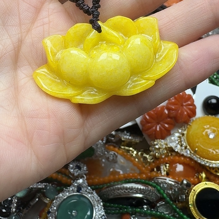 翡翠未镶嵌项链翡翠