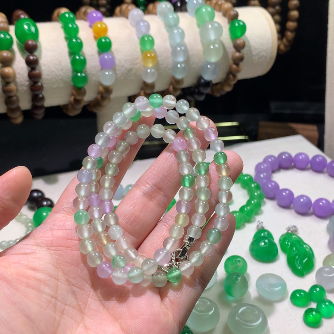 小***饼冰彩糖果色多宝手链