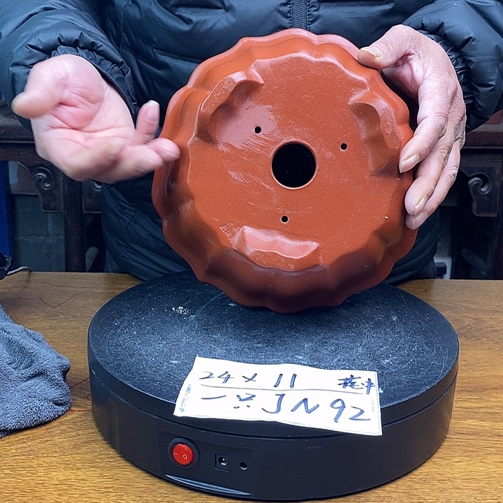 紫砂花盆货号一只JN92