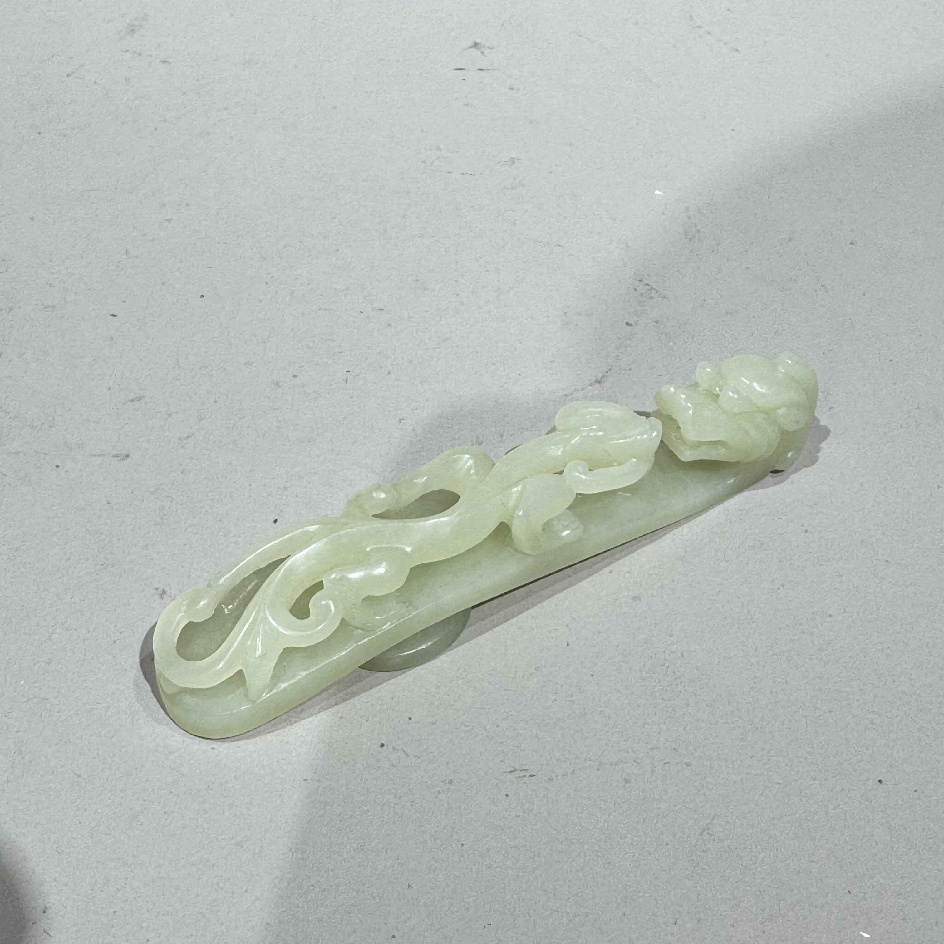 二十世纪·龙纹玉带钩【古董拍卖】