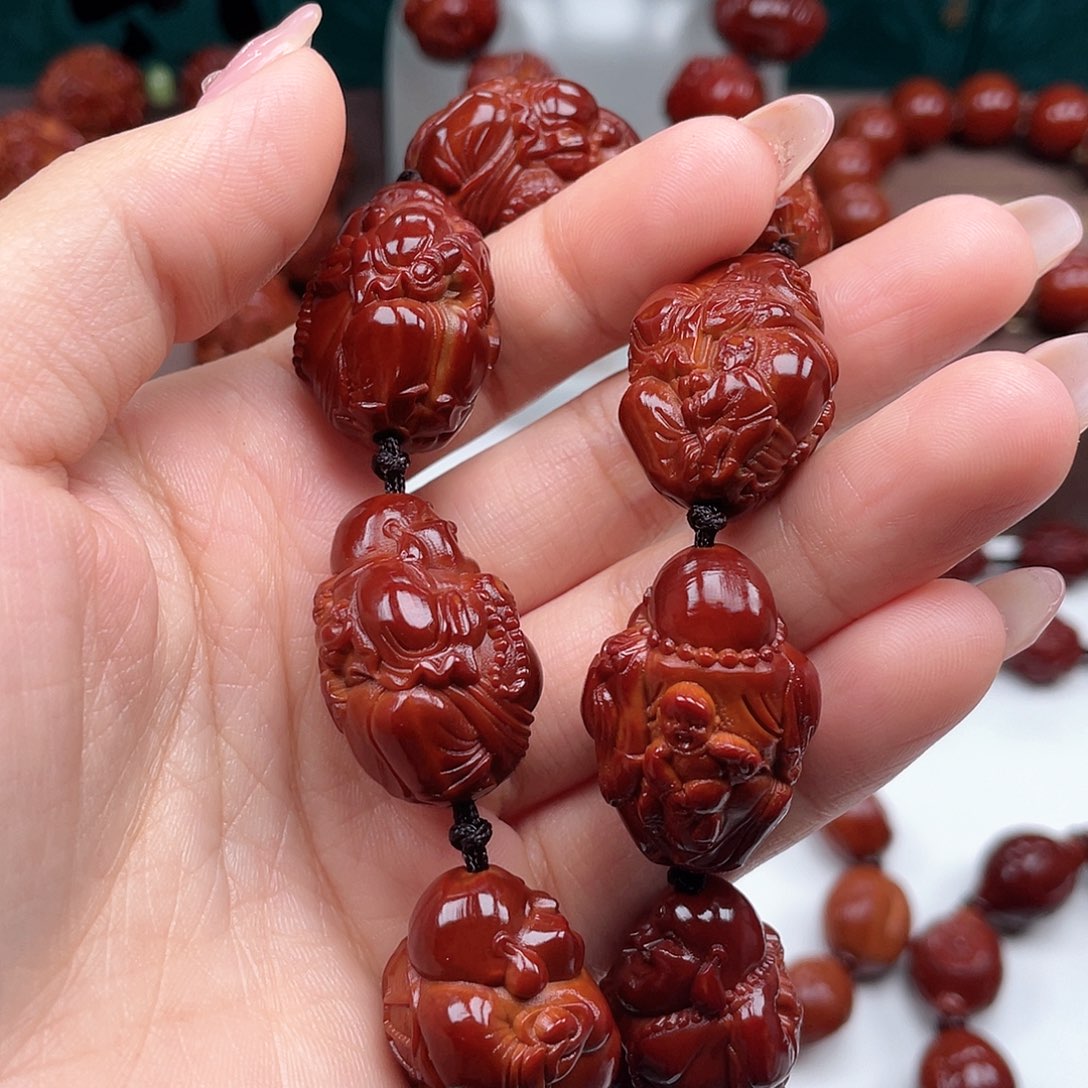 橄榄核手串随*弥勒手串