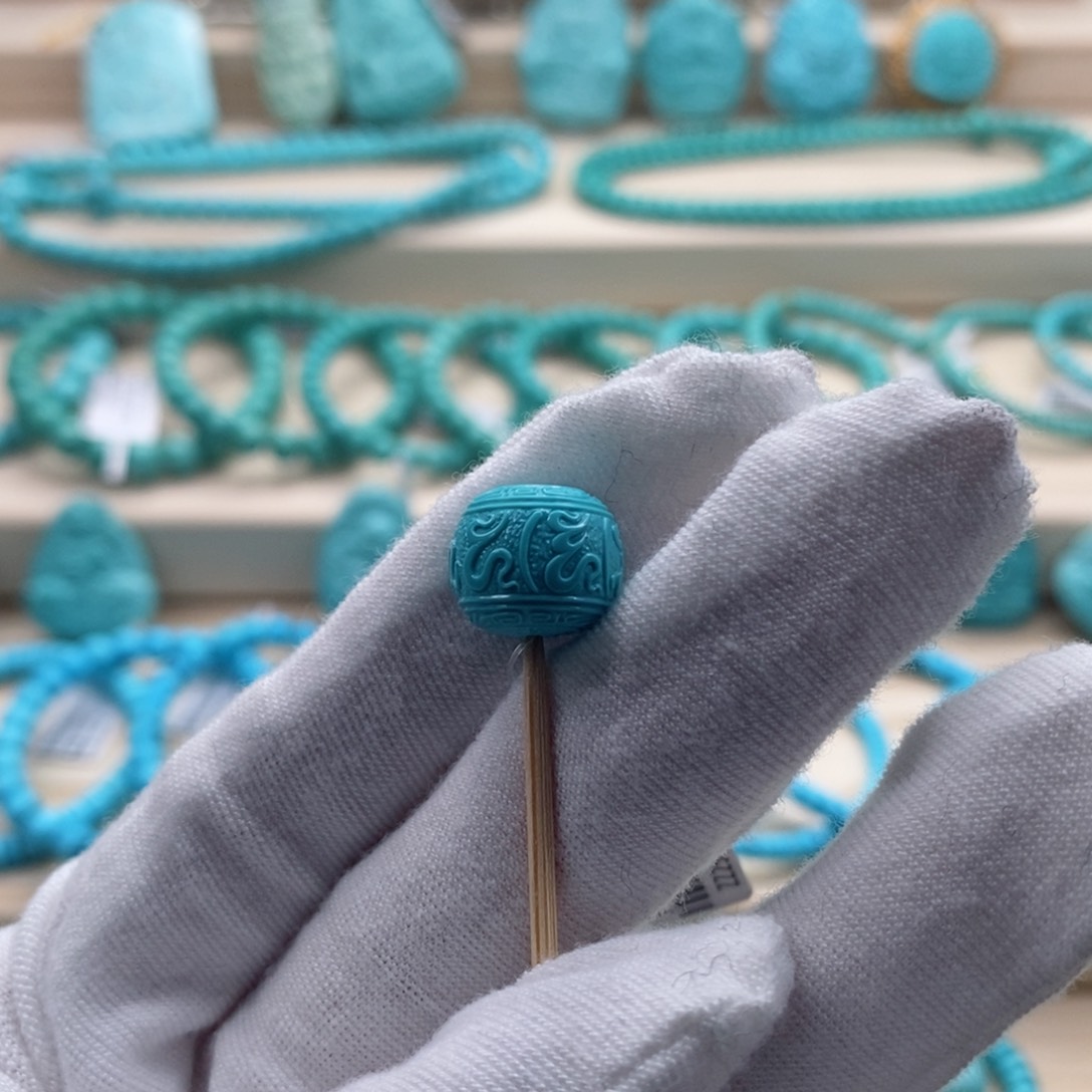 绿松石珠宝奇石未镶嵌