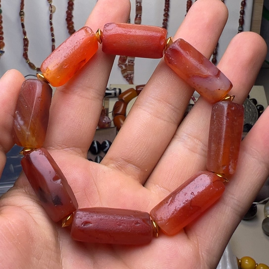 玛瑙/玉髓手链未镶嵌