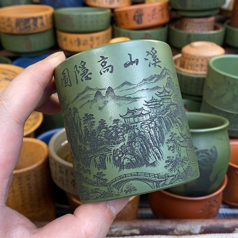 【闪购商品】紫砂杯子 宜兴全手工紫砂杯