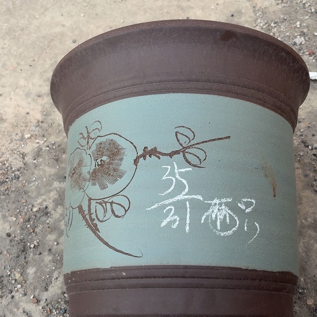 宜兴紫砂花盆，现货发