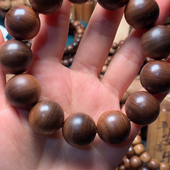 檀香木手串/手链老山檀香1.8横纹