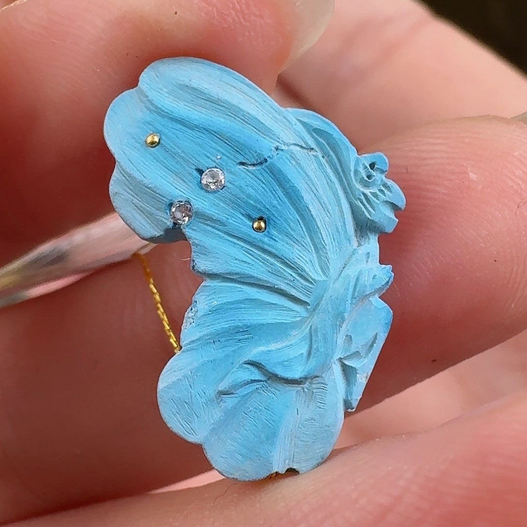 绿松石珠宝奇石未镶嵌