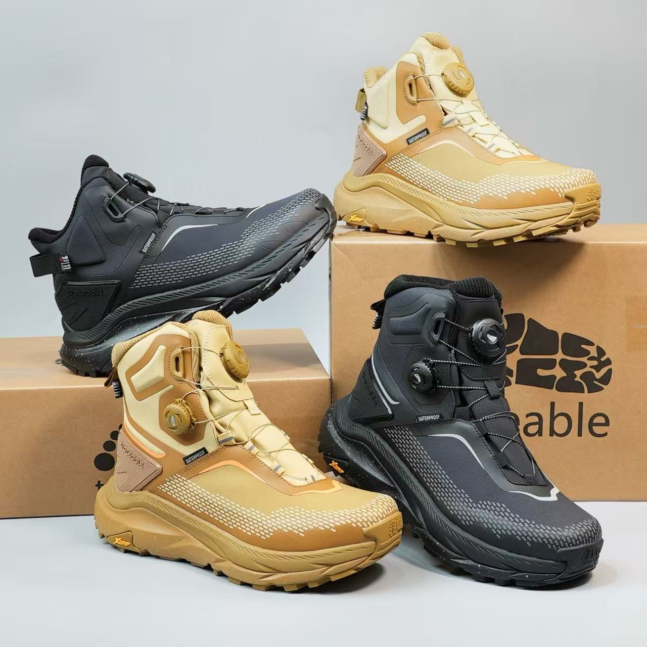 traceable男女通用防水防滑全地形登山保暖3m新雪丽雪地靴男女靴