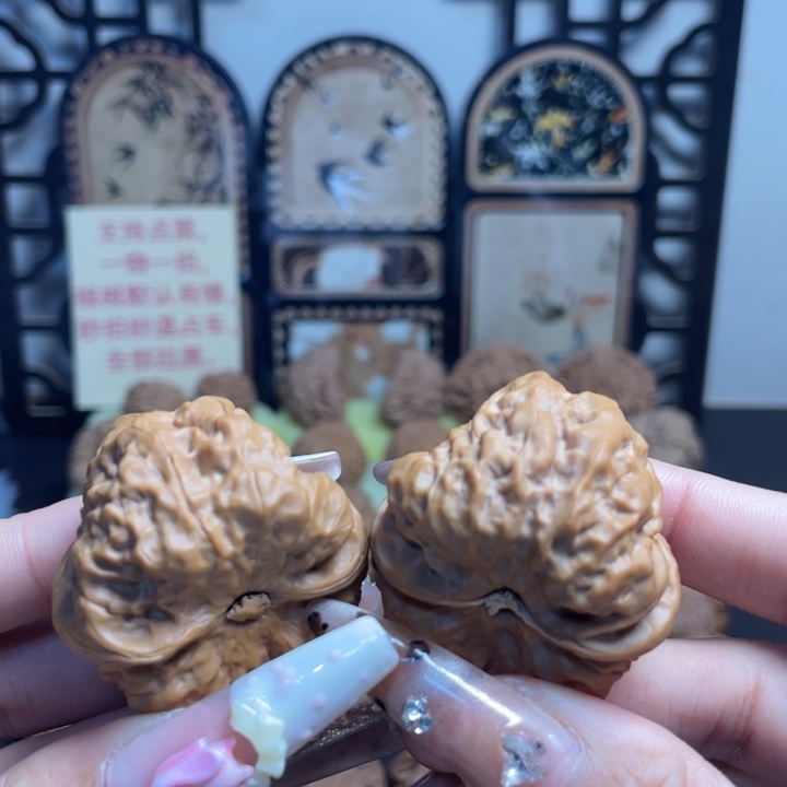 把件文玩核桃蛤蟆头39尺12
