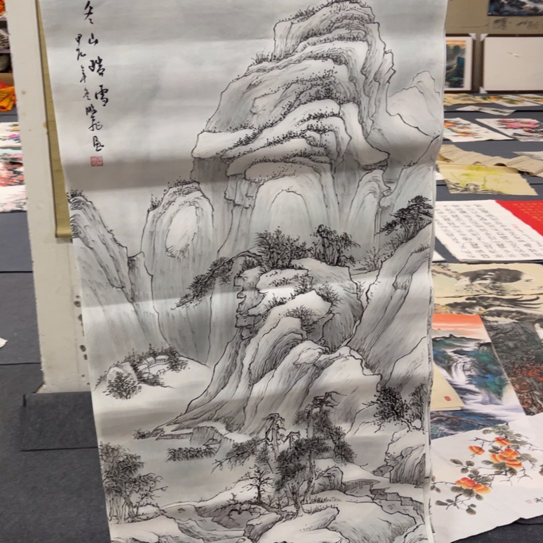 国画处理作品看好再拍哦