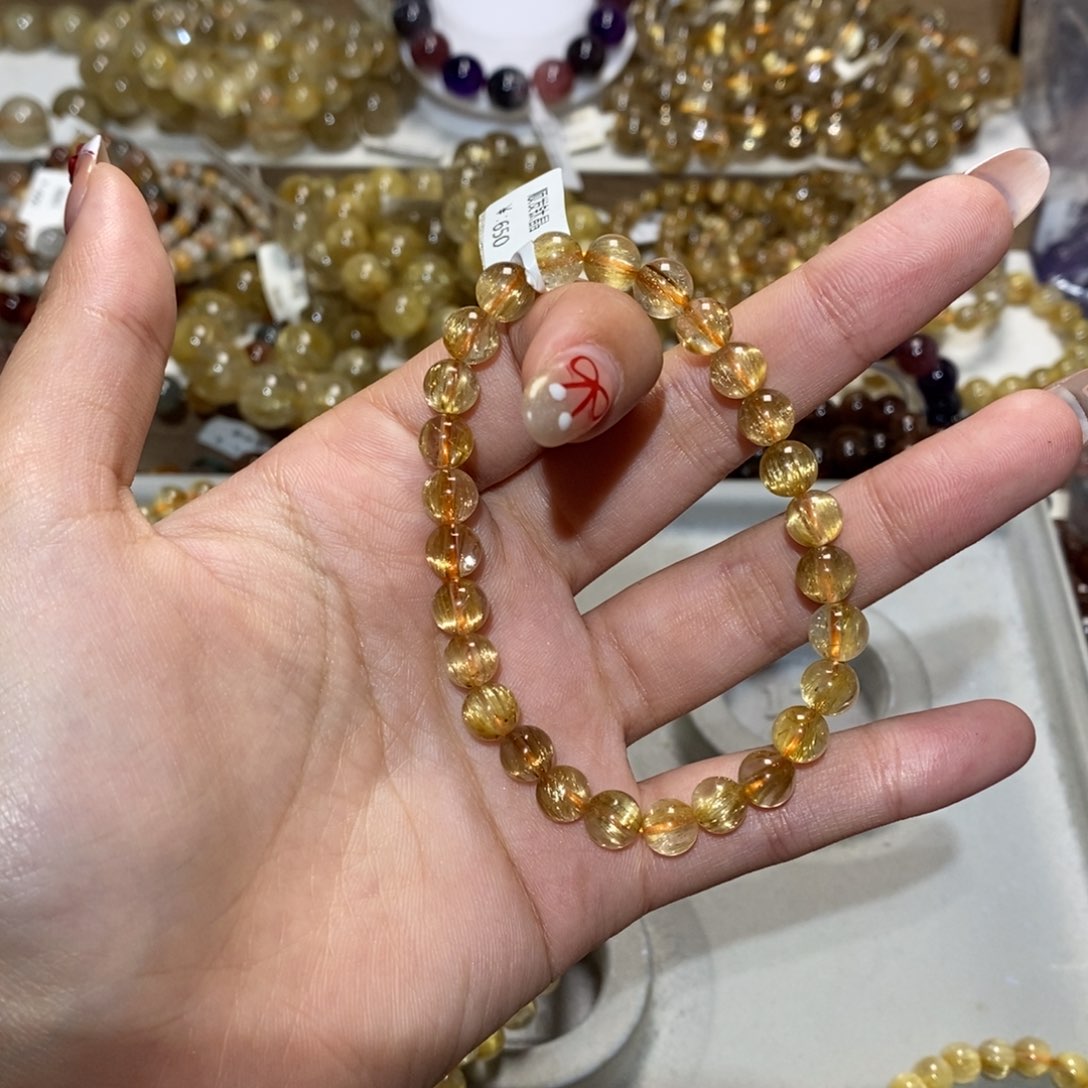 水晶手链未镶嵌o*i手链