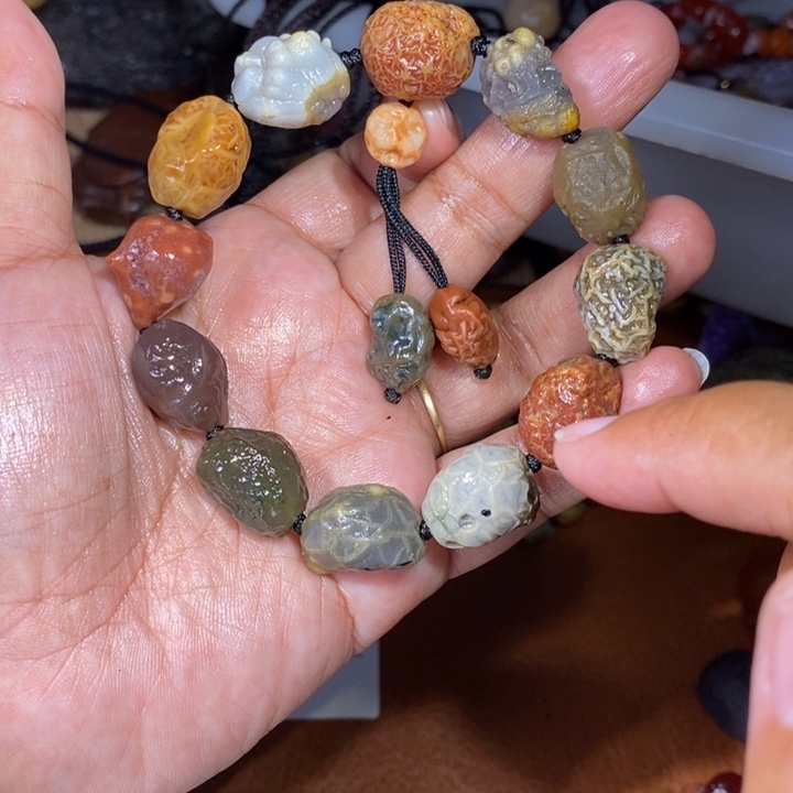 玛瑙/玉髓珠宝半成品未镶嵌