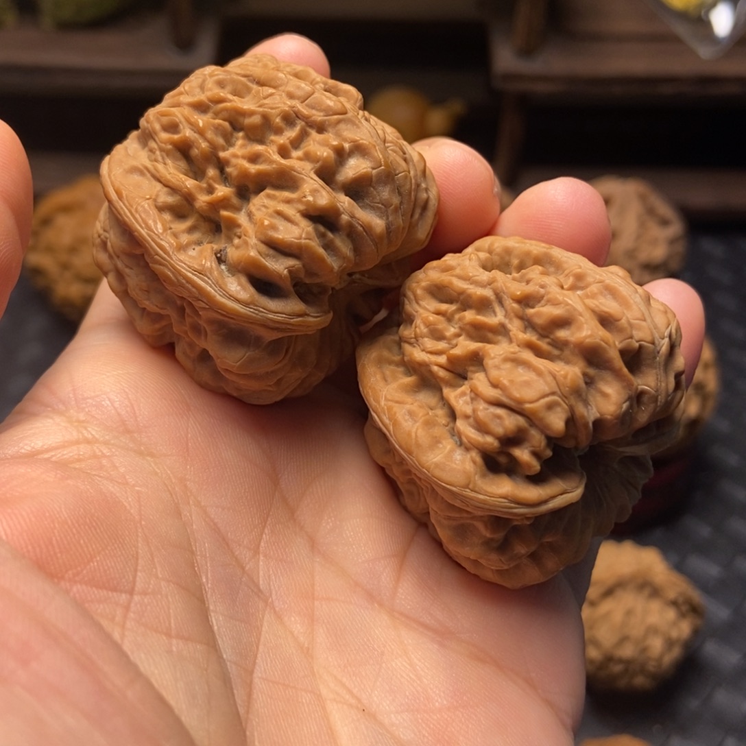 把件文玩核桃全品平谷凹底43