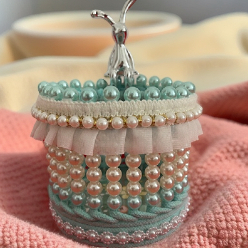 纯手工编织笔筒化妆刷