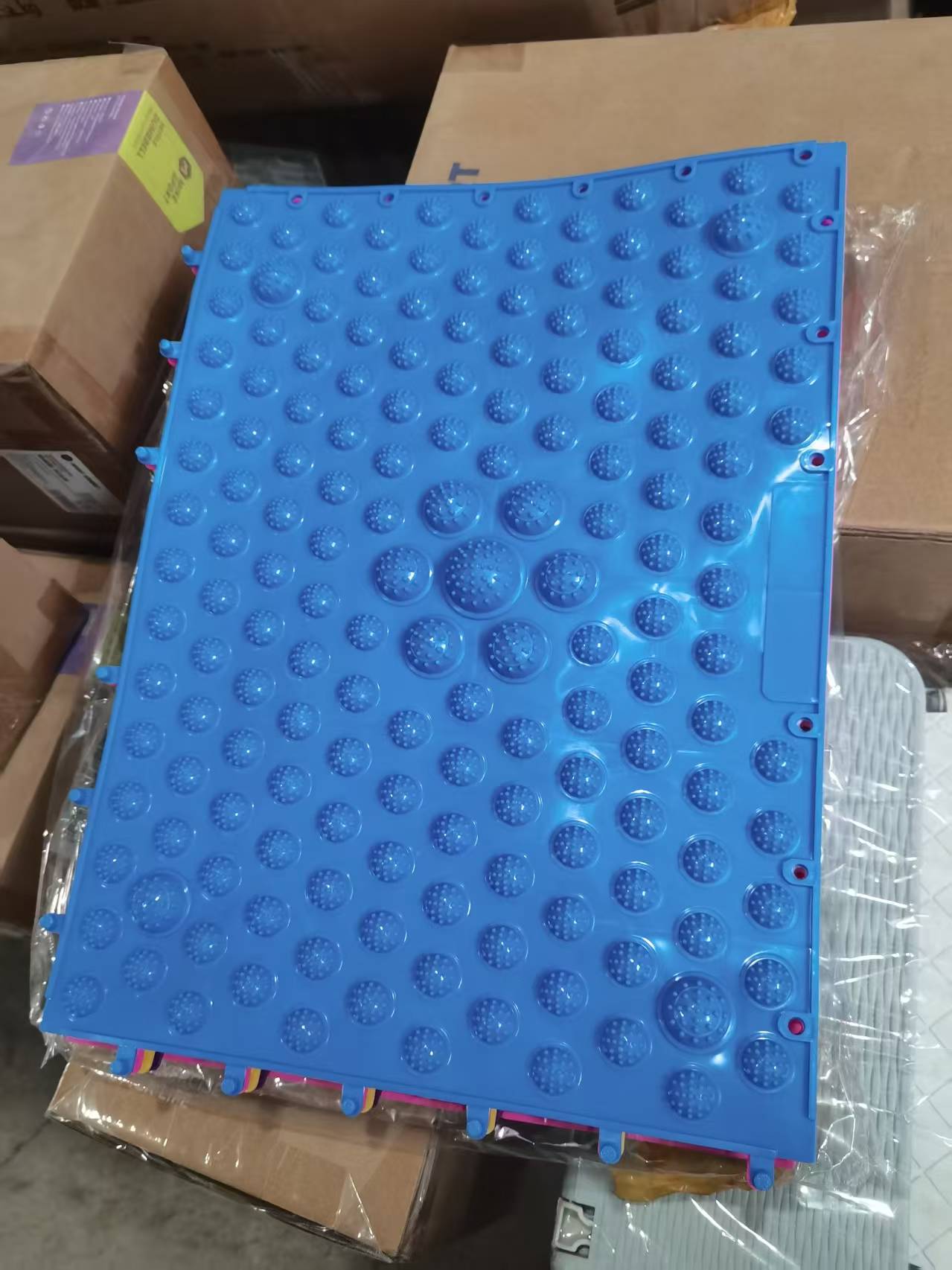 也也驴驴户外指压板足脚底按摩垫年会结婚团建游戏道具跑男款4片