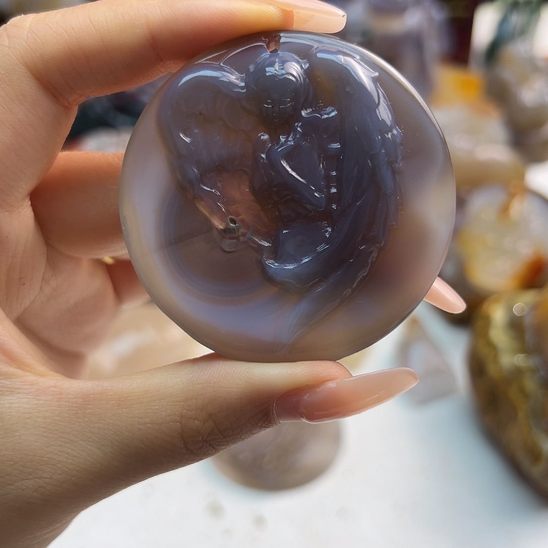 玛瑙/玉髓合金颈饰