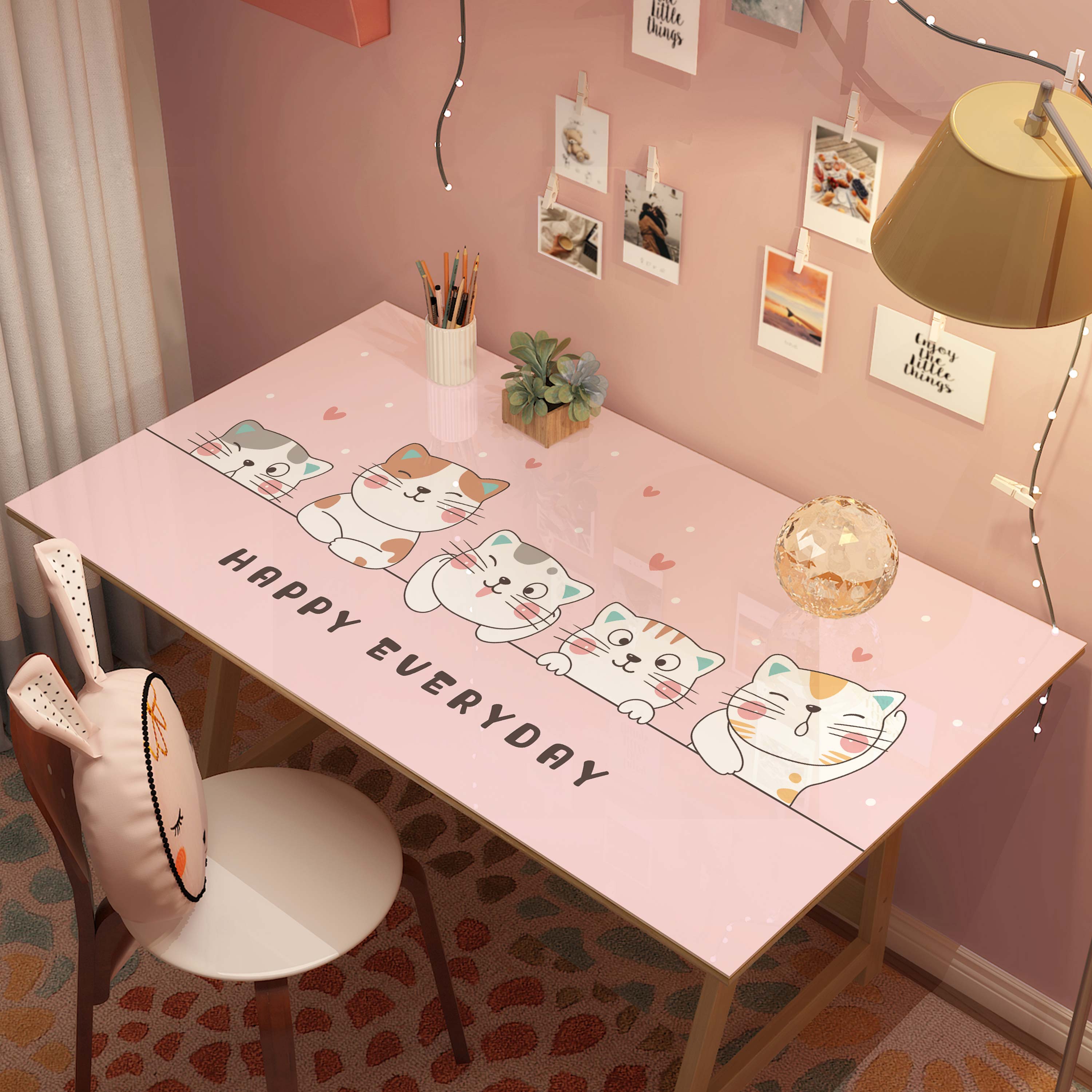 学习桌桌垫书桌学生儿童pvc防水写字台桌面桌布防油防水又防烫