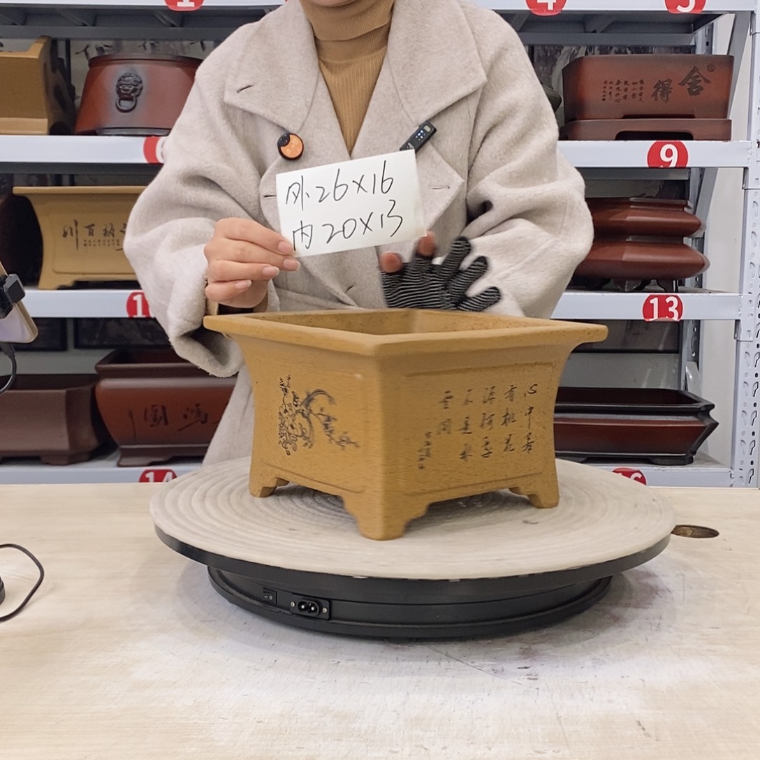 紫砂花盆紫砂花盆