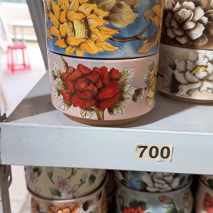 紫砂花盆文姐花盆