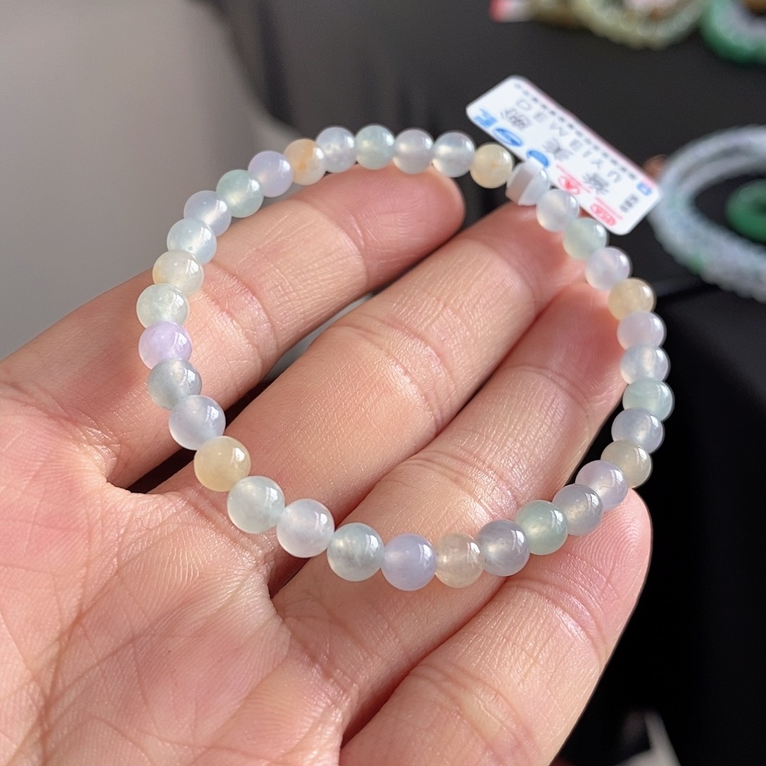 翡翠未镶嵌手链卡5