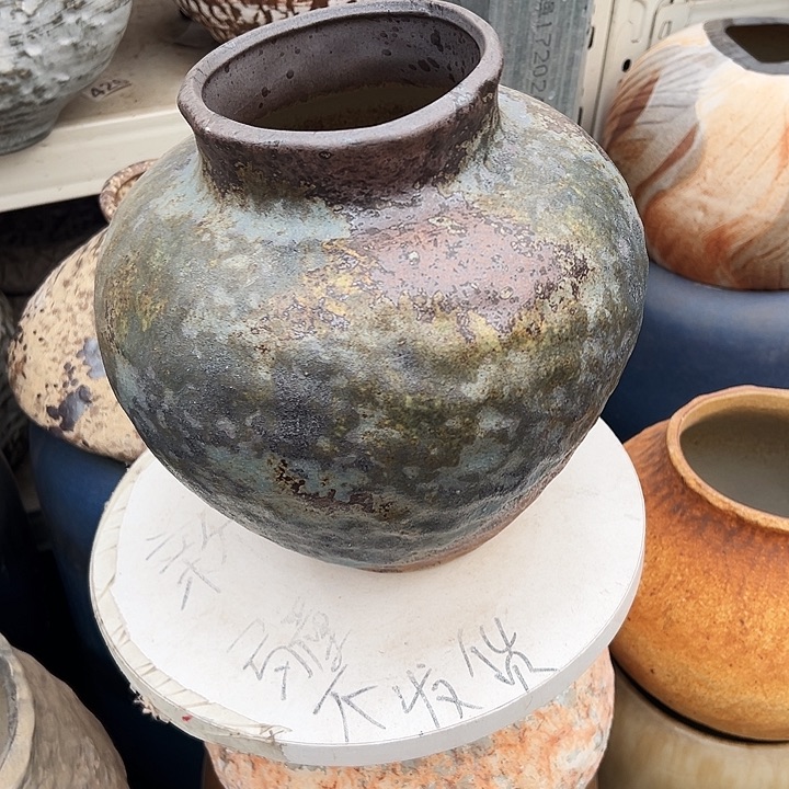 景德镇精品花盆栽适口13高25