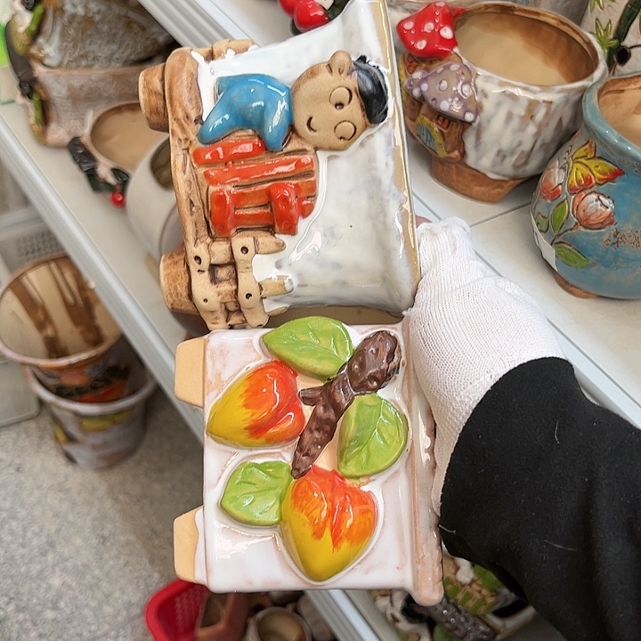 粗陶材质多肉花盆