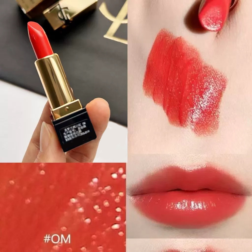 YSL/圣罗兰纯口红OM#橘缪斯1.3g