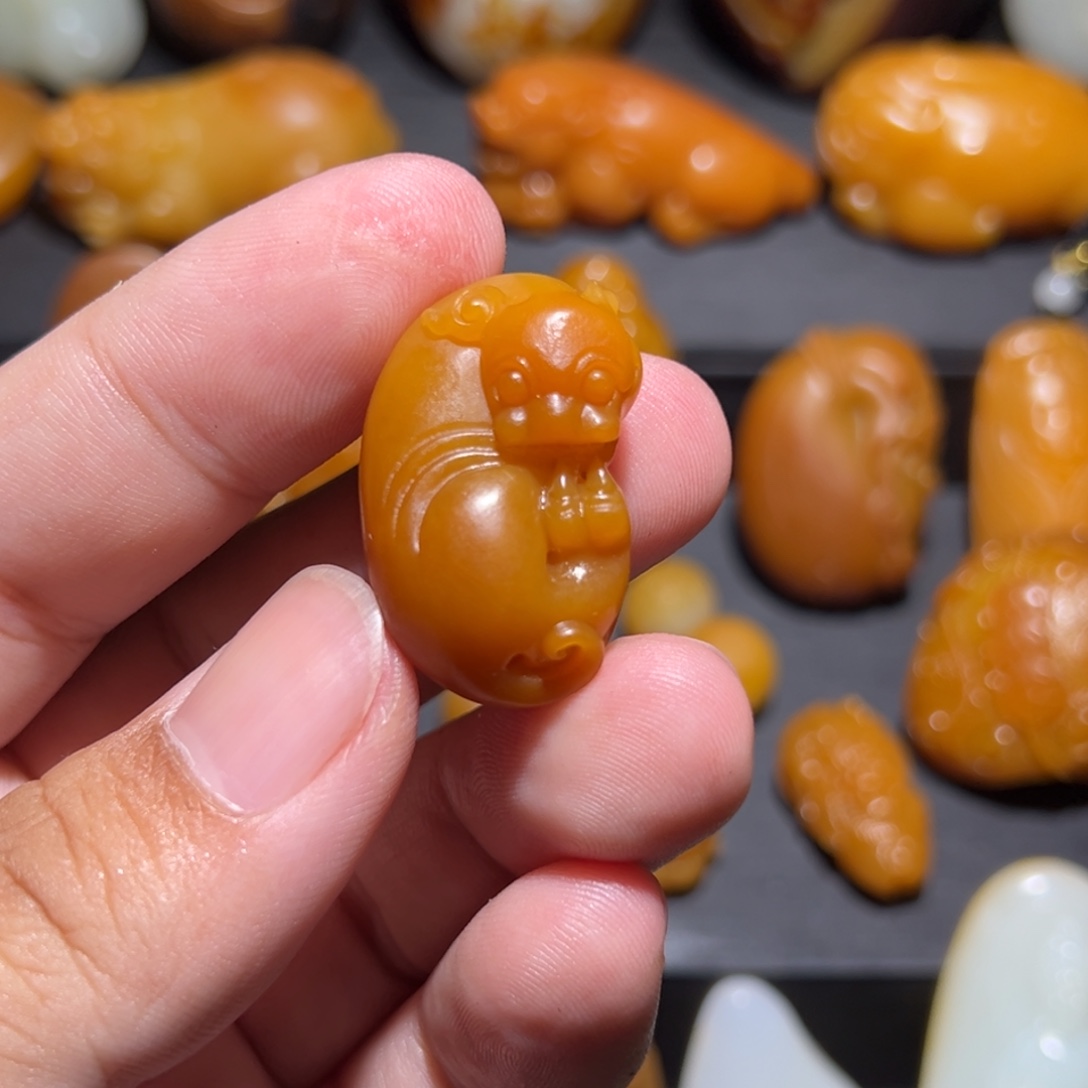 阿***夫和田玉未镶嵌颈饰