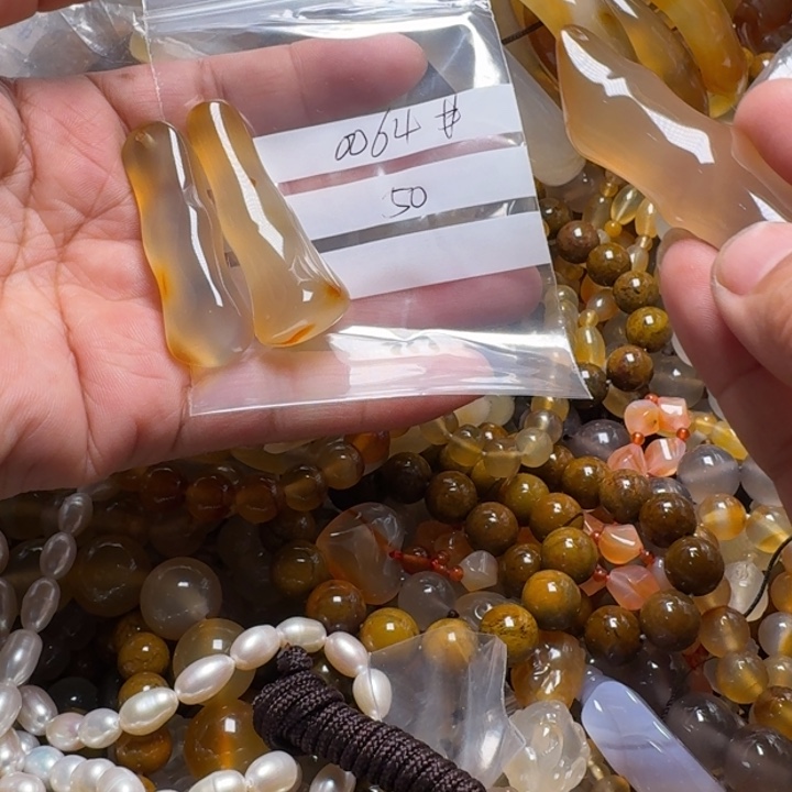 玛瑙/玉髓颈饰合金a*r0064