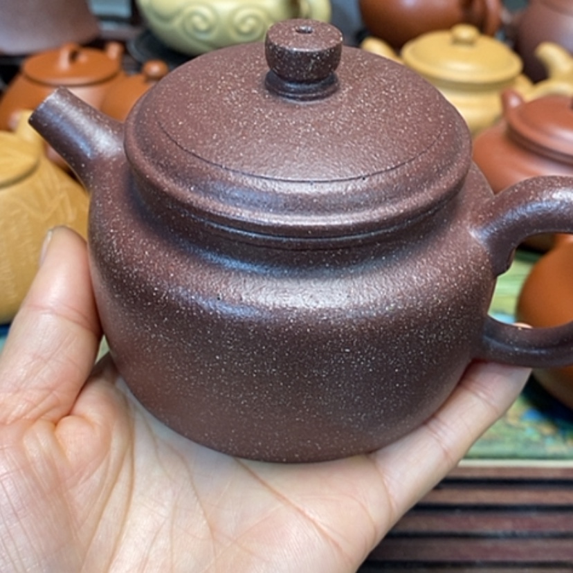 【闪购商品】紫砂茶壶桃花泥全手工