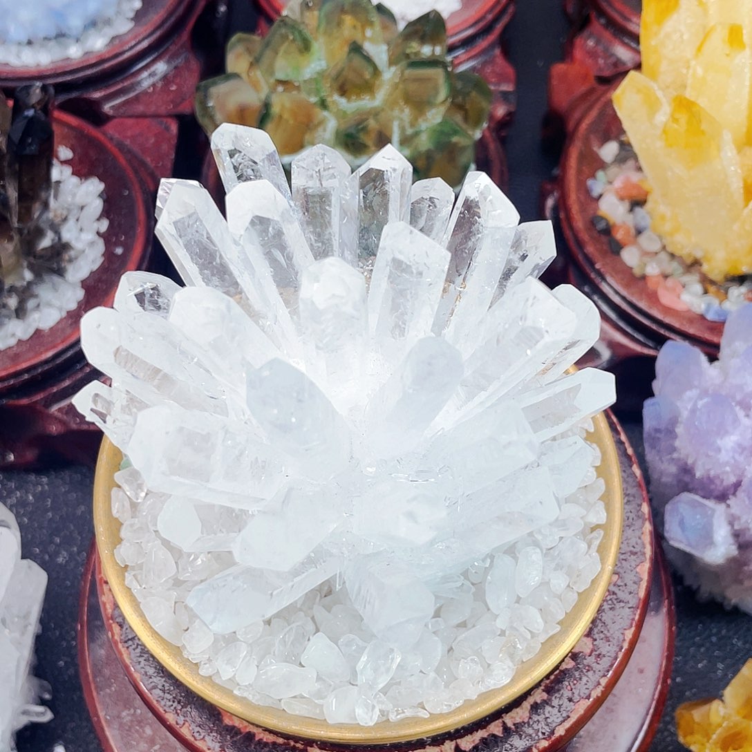 石材小*卷天然白水晶96