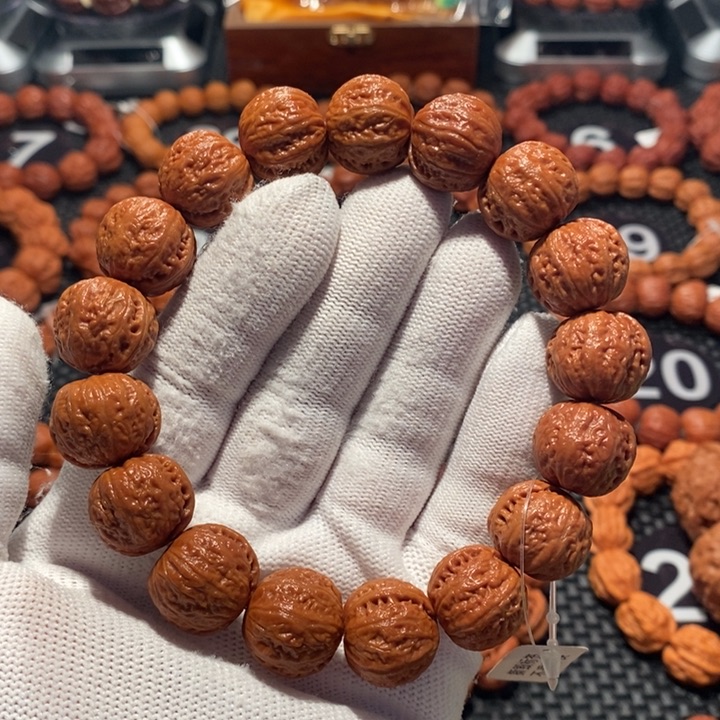 文玩核桃手串核桃手串1.7尺寸全品