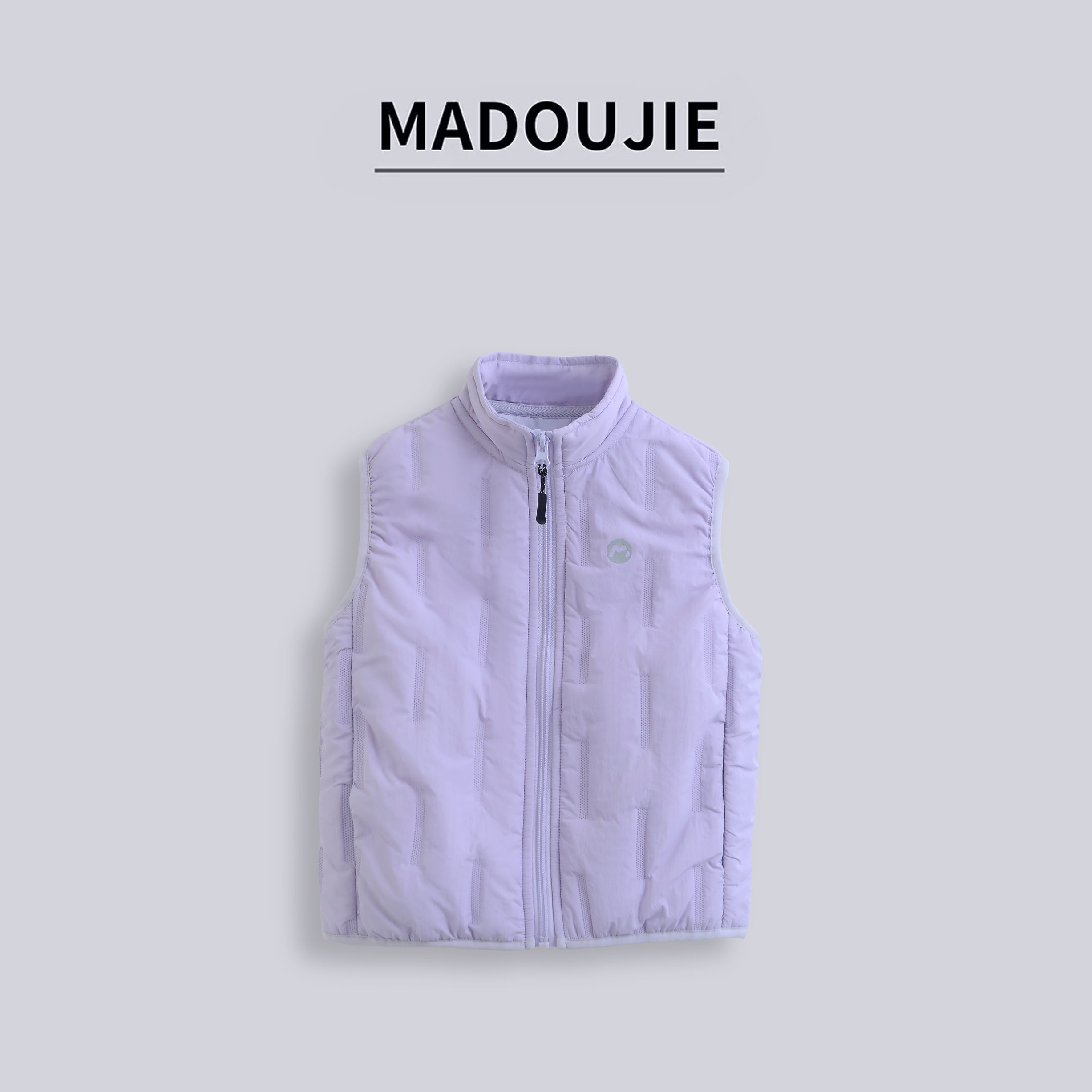 麻豆街【新竖纹】童装运动马甲纯色儿童外套坎肩棉马甲秋冬MD508