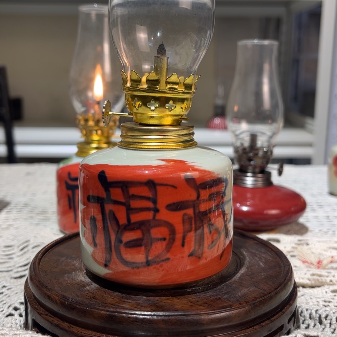 摆件景德镇陶瓷香薰灯