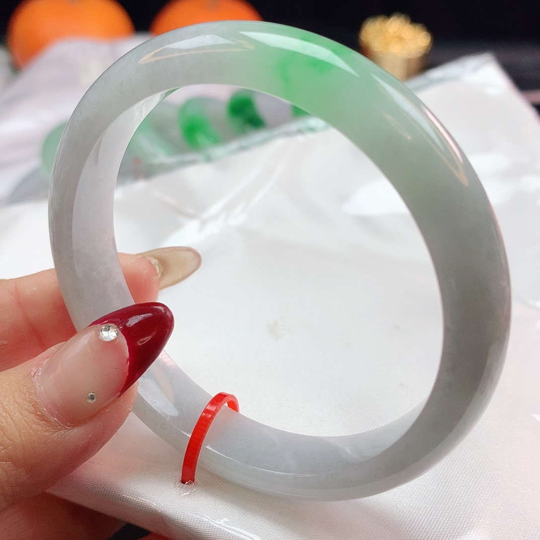 翡翠手镯未镶嵌0078正圈57