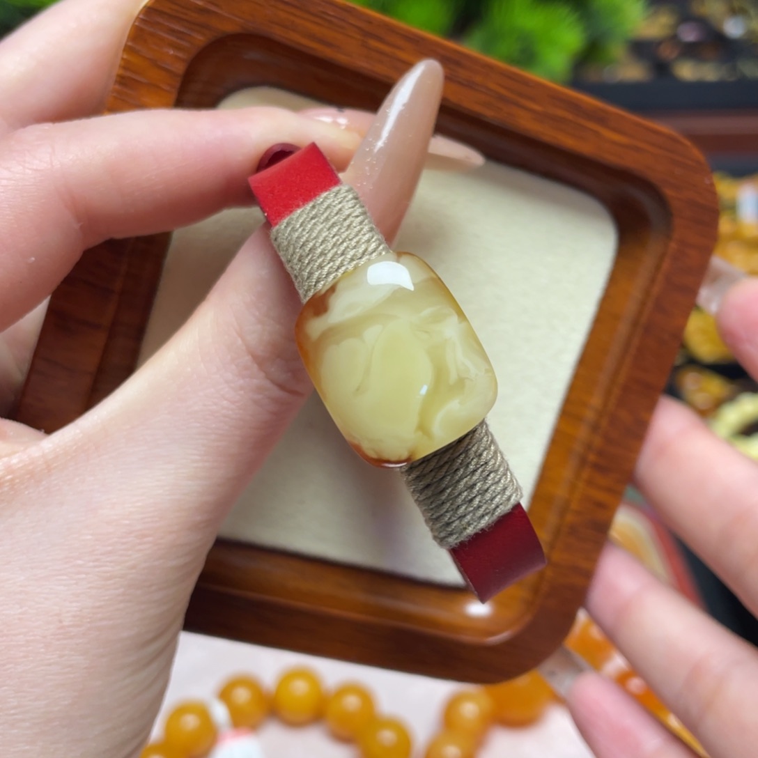 蜜蜡手链未镶嵌手串