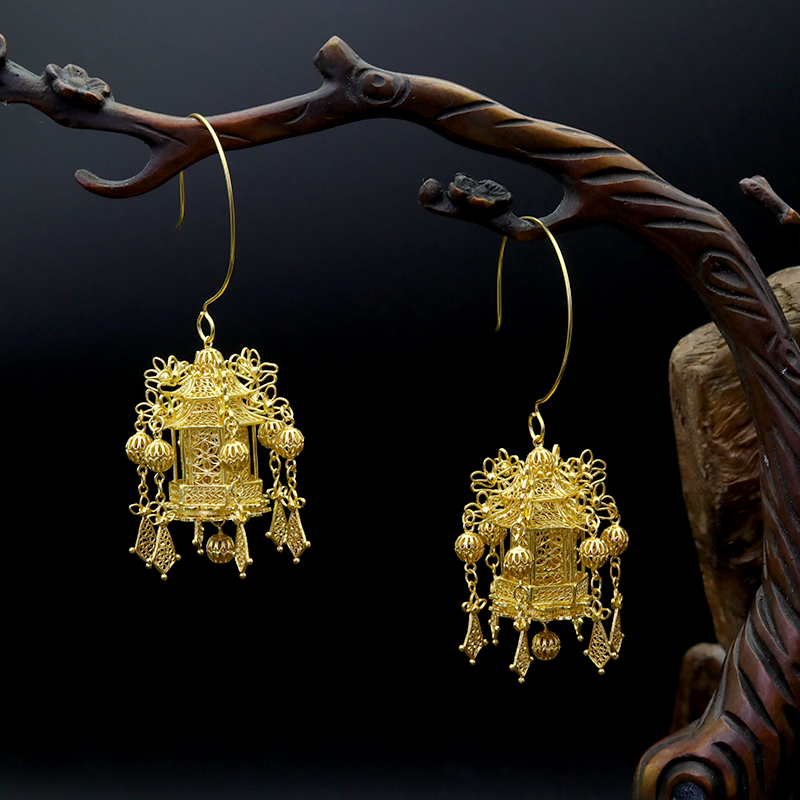 SY非遗技艺花丝镶嵌吊坠替代