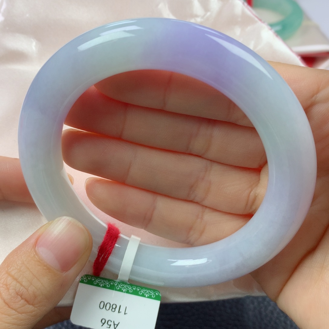 未镶嵌手镯翡翠缅甸天然翡翠A货56.7圆